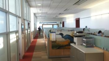 Open office space concept